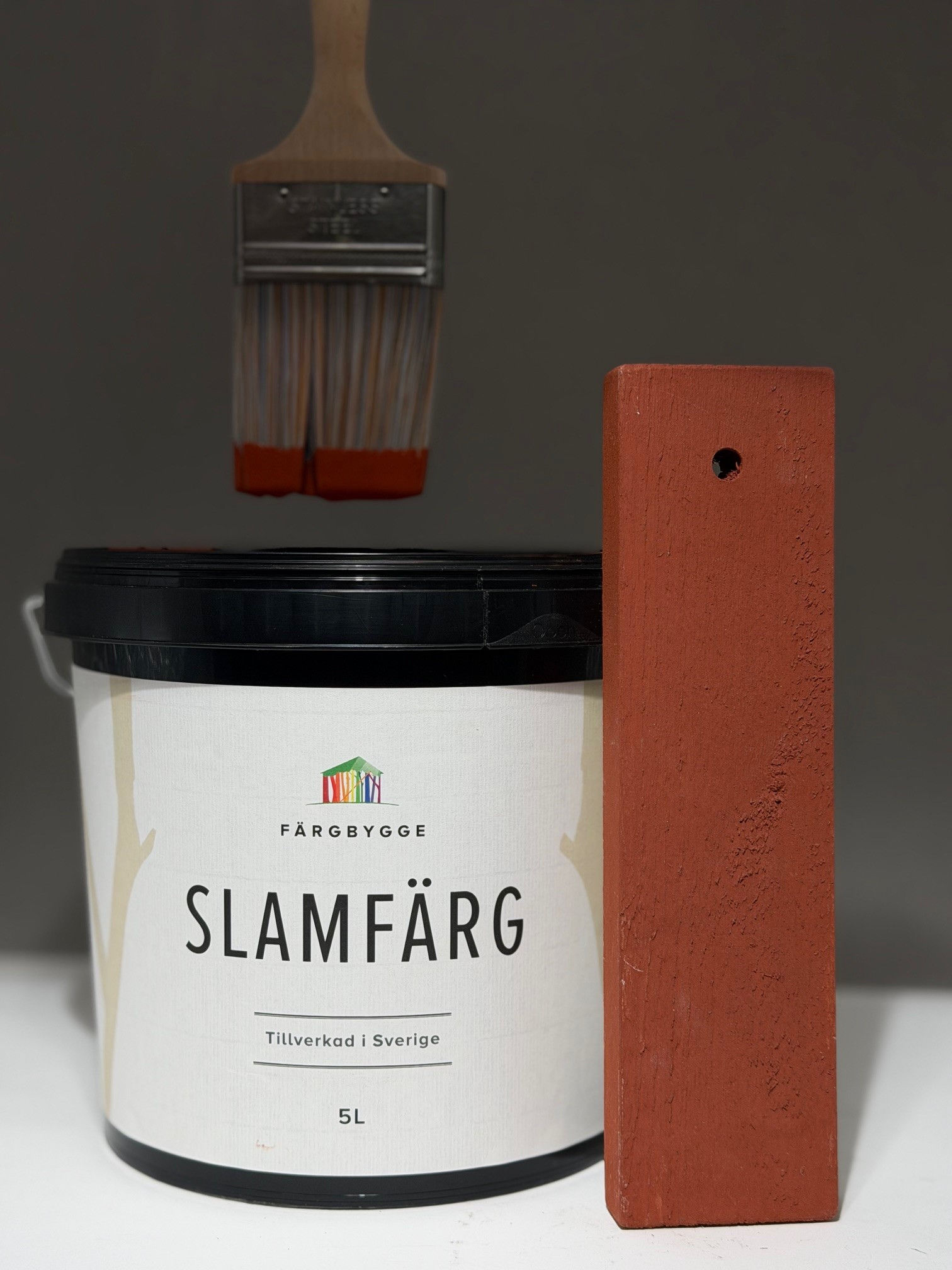 Färgbygge Slamfärg -Venetiansk Röd