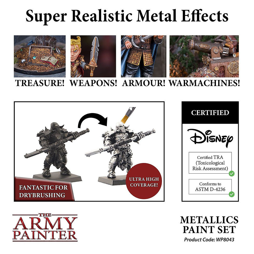 Thumbnail: WARPAINTS METALLICS: PAINT SET
