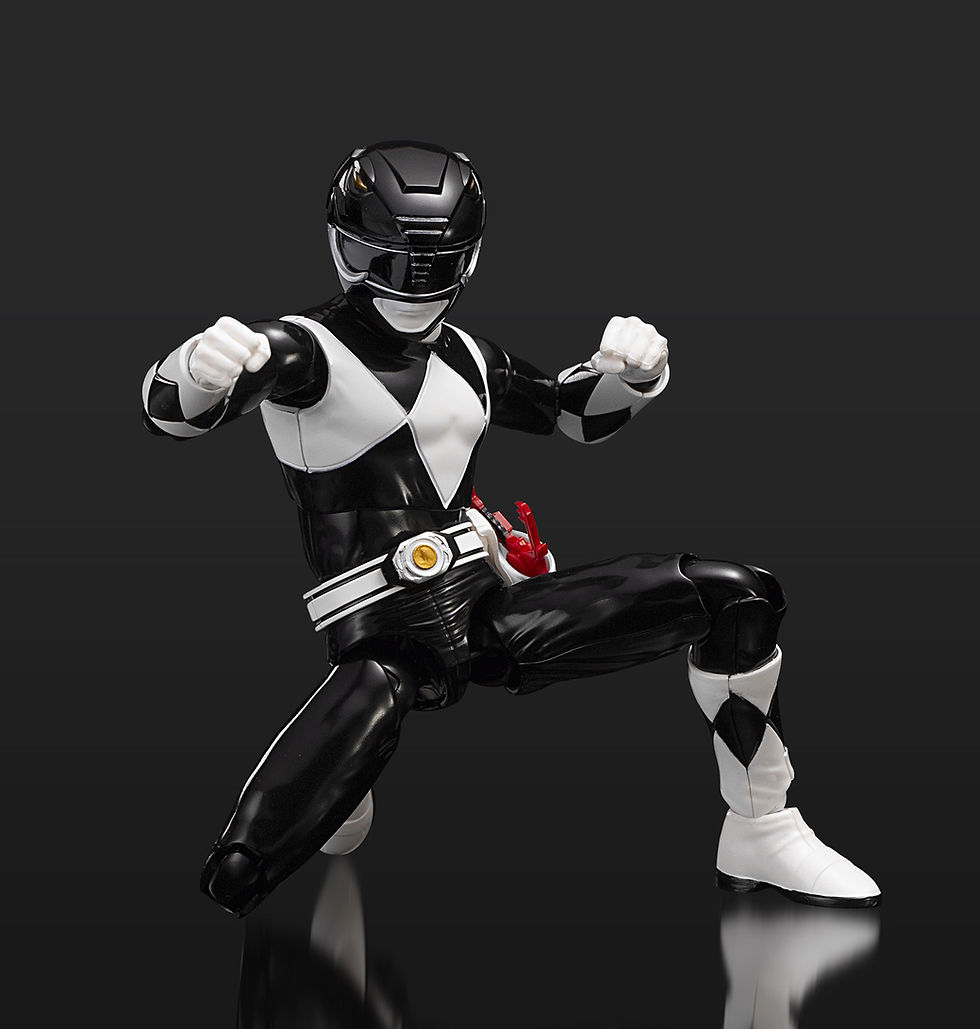 Thumbnail: POWER RANGERS BLACK RANGER FURAI MDL KIT
