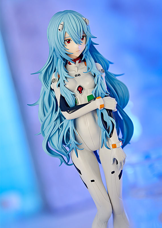 Thumbnail: REBUILD OF EVANGELION POP UP PARADE REI LONG HAIR PVC FIG