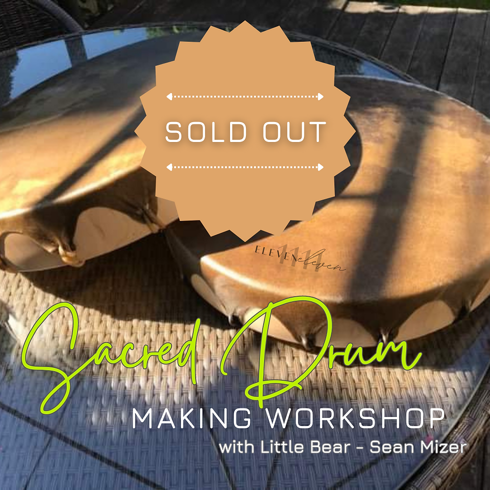 Sacred Ceremony Drum Making w/Little Bear (Sean Mizer)