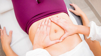 Abdominal massage arvigo therapy