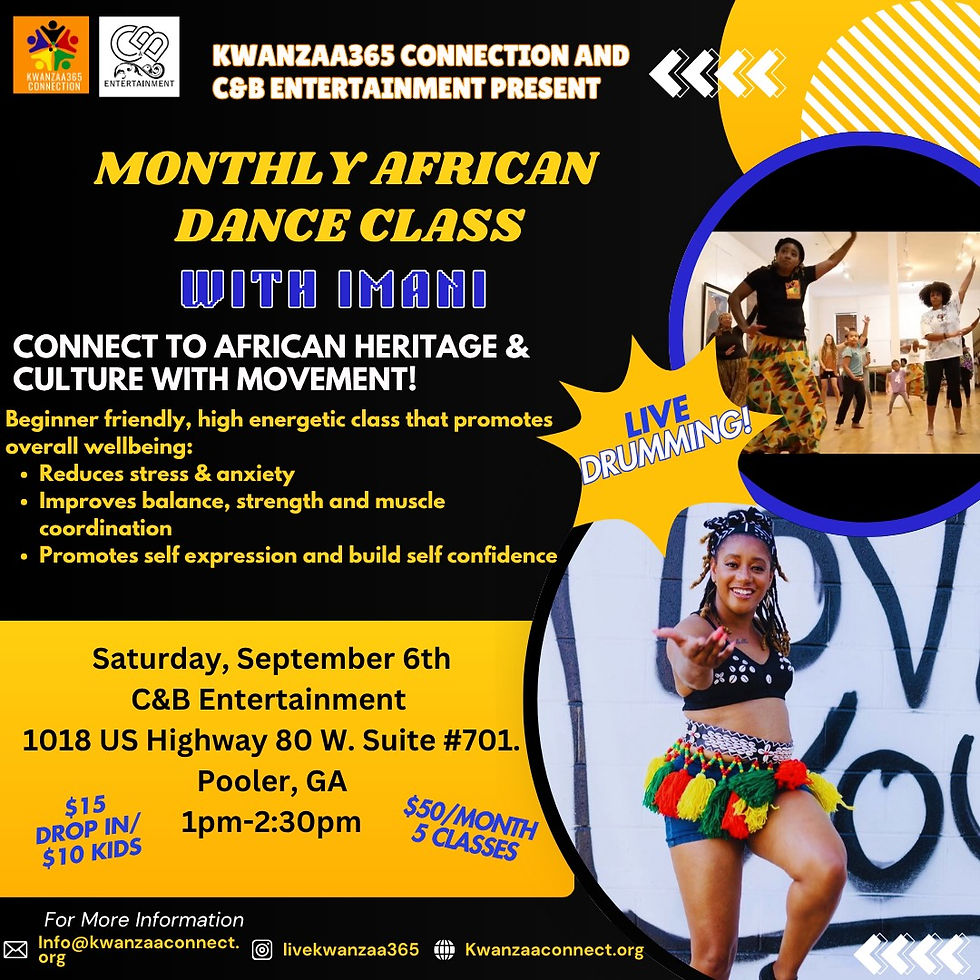 Monthly African Dance Class