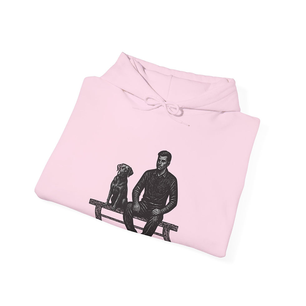 Thumbnail: Man and Dog Bench Hoodie