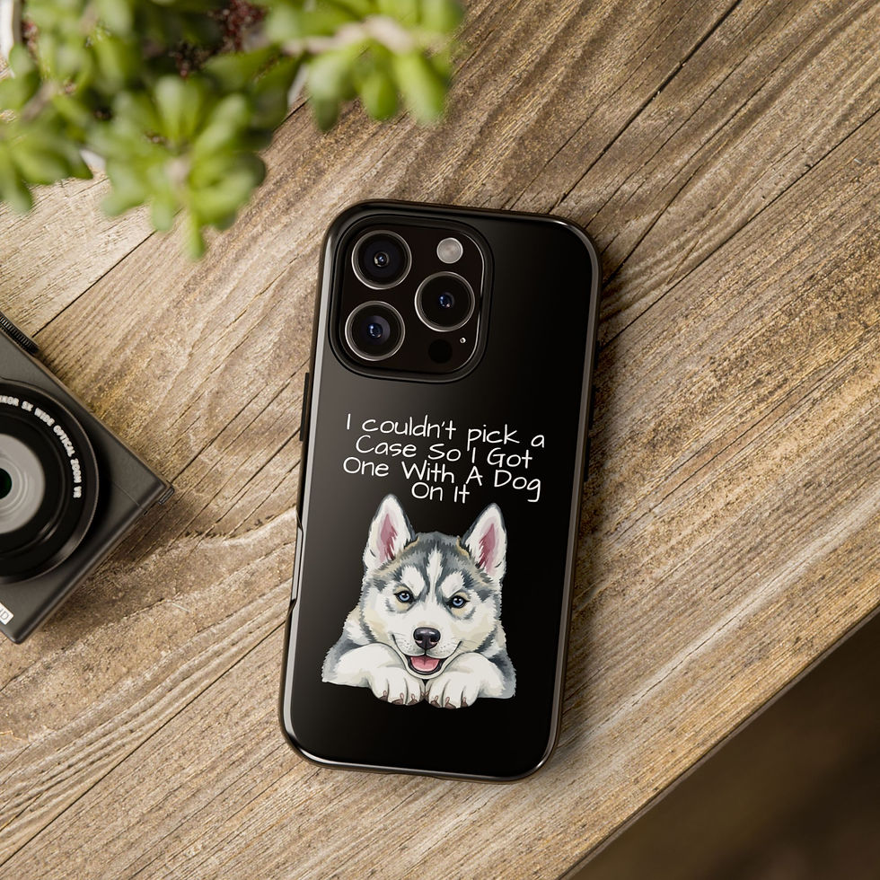 Thumbnail: Husky Phone Case - Cute Dog Protective Phone Cover