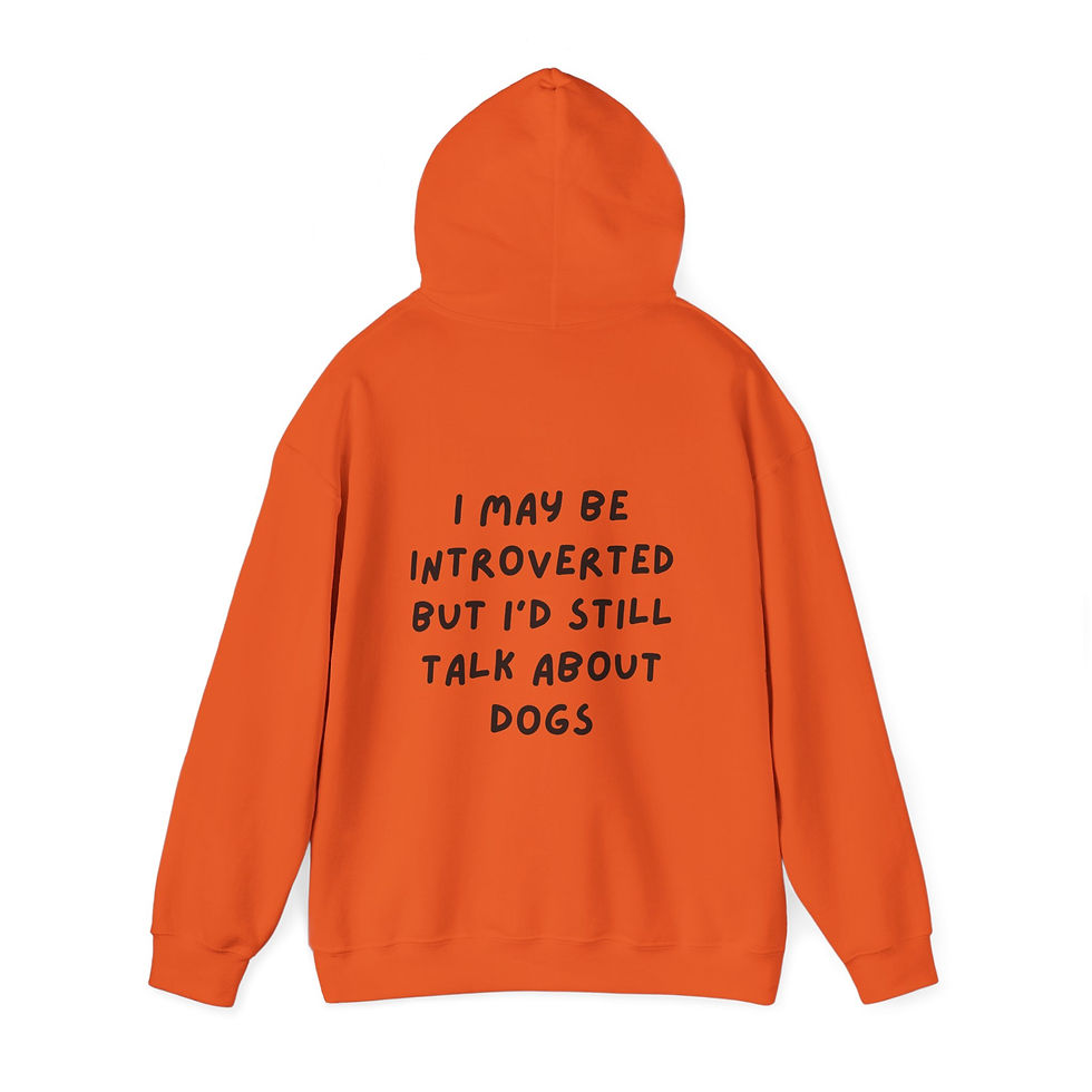 Thumbnail: Introverted Dog Owner Hoodie | Fun Dog Hoodie