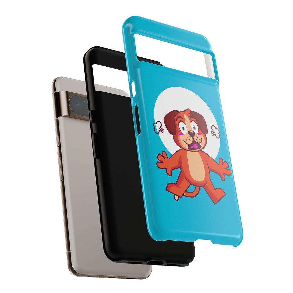 Thumbnail: Cute Cartoon Dog Phone Case | Dog Illustration for iPhone, Samsung & Google