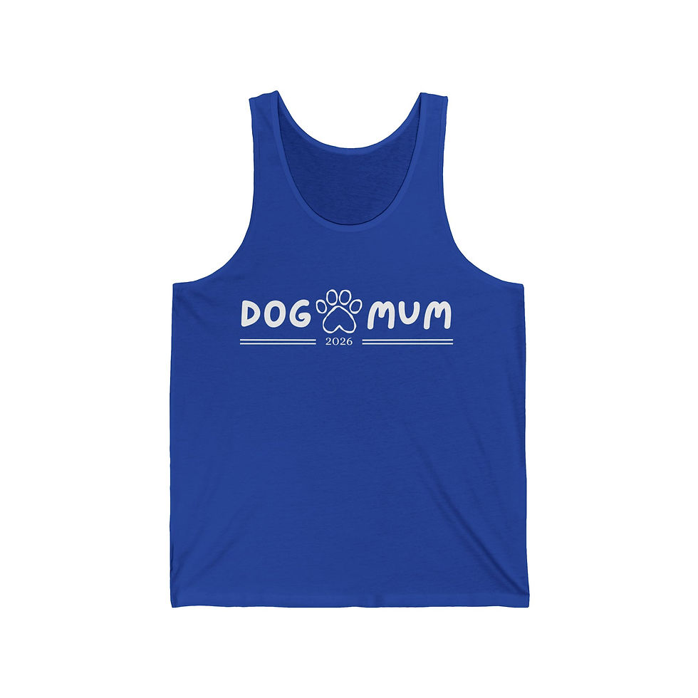 Thumbnail: Dog Mum Tank Top | Minimalist Design | Dog Lover Gifts