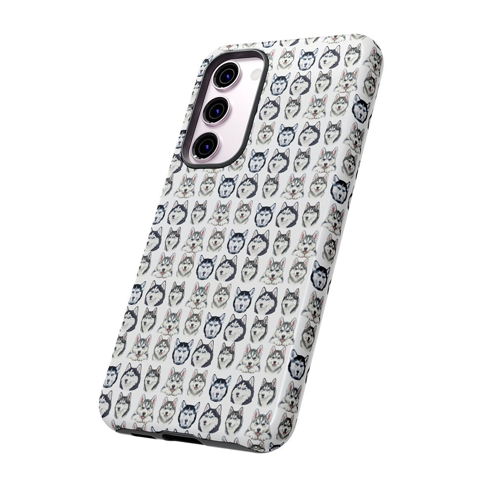 Thumbnail: Husky Faces Phone Case | Tough Case, Protective Smartphone Cover
