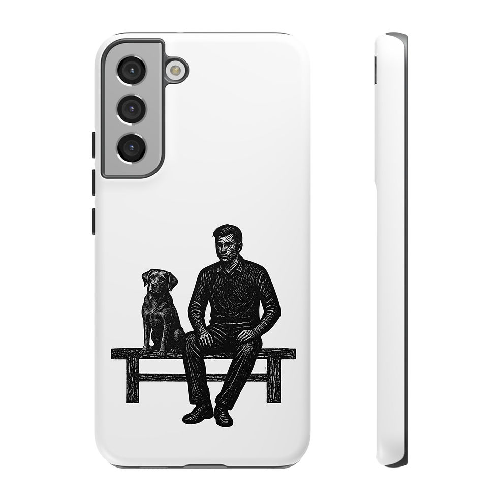 Thumbnail: Aesthetic Companion Dog Case |  Minimal Phone Cover (iPhone/Samsung/Google)