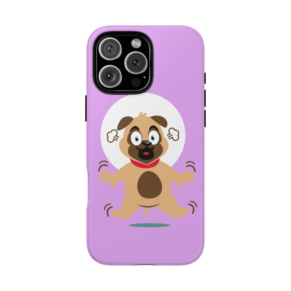 Thumbnail: Angry Cartoon Dog Phone Case |  Dog Illustration for iPhone, Samsung & Google