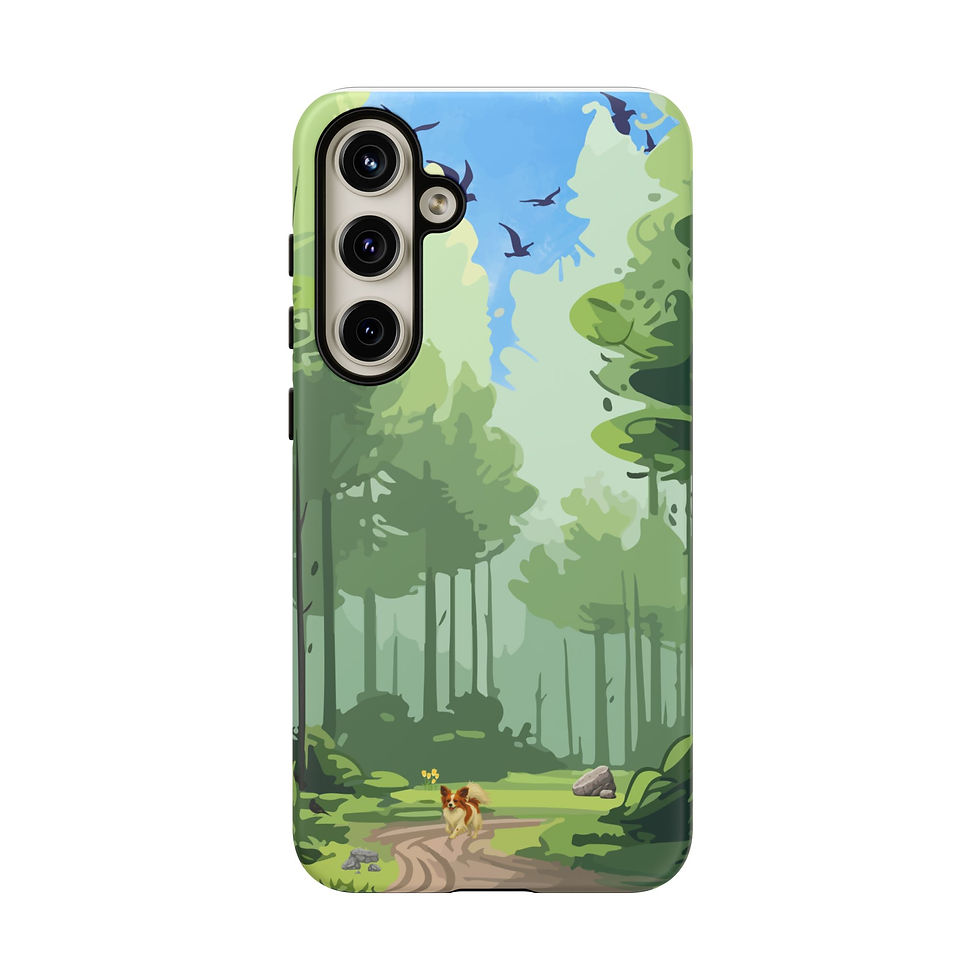 Thumbnail: Forest Dog Phone Case | Nature Aesthetic Cover for iPhone Samsung Google