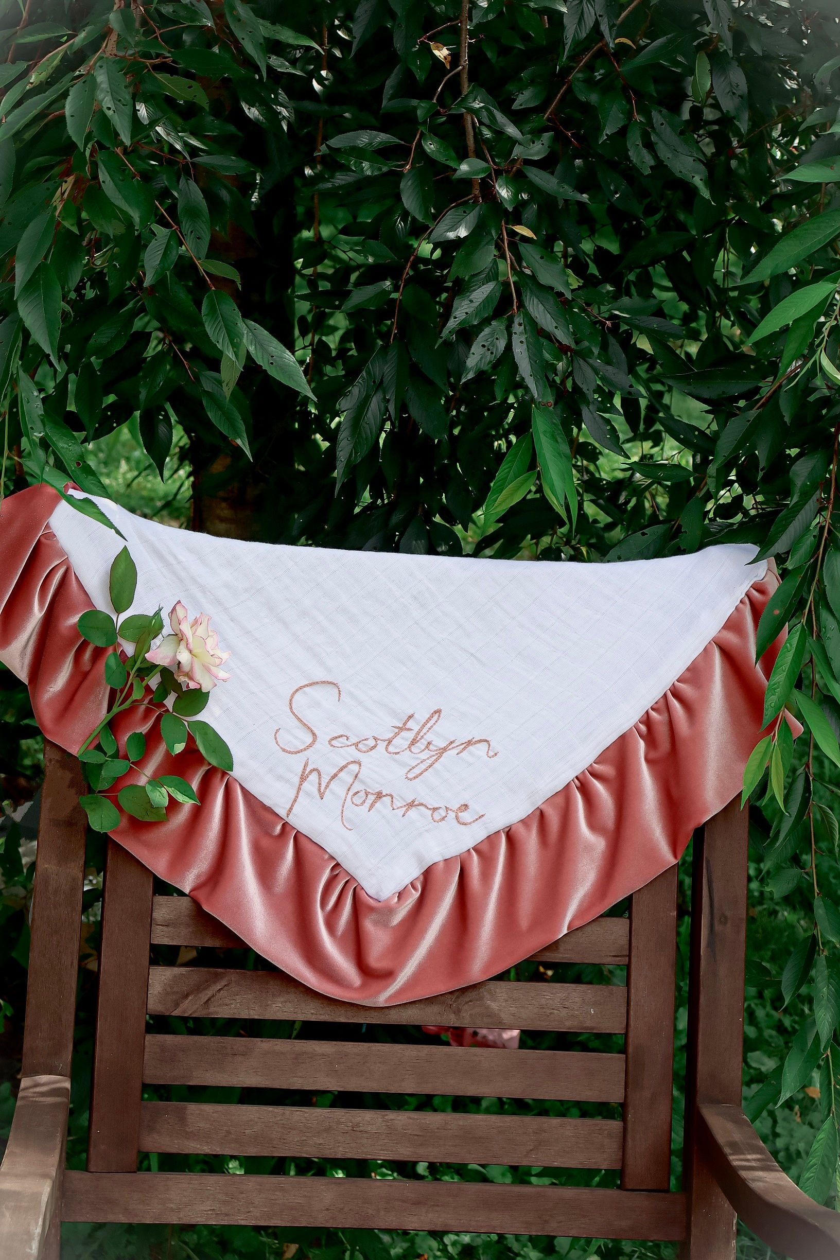 Muslin Velvet Lovey - Personalized