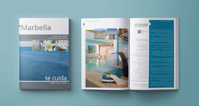 Magazine Layout, Marbella Takes care of you