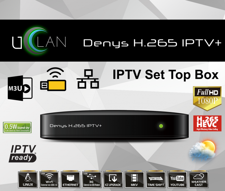 Miniatură: Denys H.265 IPTV +