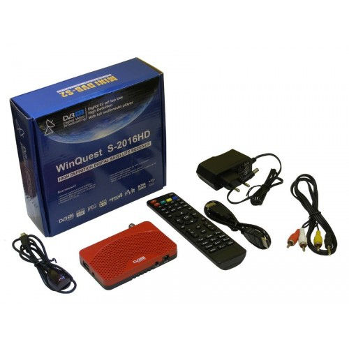 Miniatură: receptor satelit cu suport pentru format MPEG4 (HD) - Winquest S-2016HD
