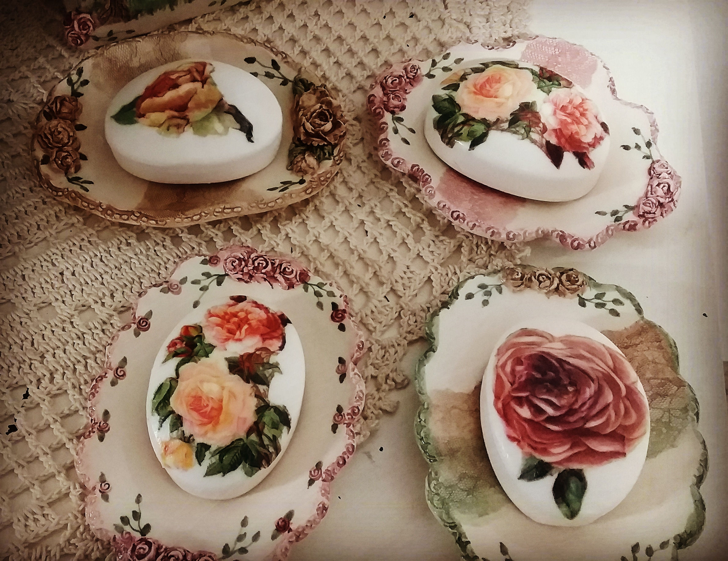 Jabonera Estilo Romantico.