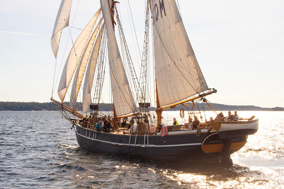 Saltkråkan Race ombord på Ellen