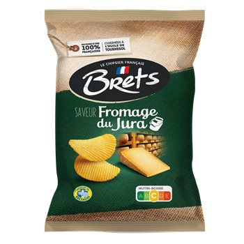 AOP Chips Bret's Au fromage du Jura- 125g