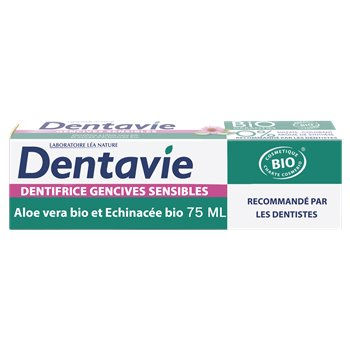Dentifrice dentavie Bio Gencives sensibles - 75ml