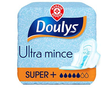 Serviette hygiénique Doulys Ultra - Super+ - x12