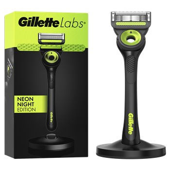 Rasoir Gillette Labs Neon Night Edition - 1 rasoir + 1 lame