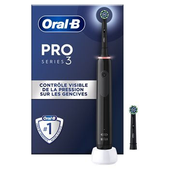 Brosse à dents électrique Oral-B Pro 3 Cross Action Noir