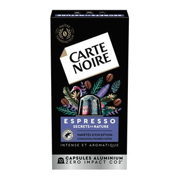 Capsules Café Carte Noire Secrets de Nature x10 - 55g