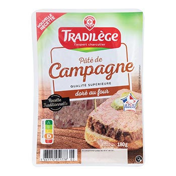 Pâté de campagne Tradilège Supérieur 180g