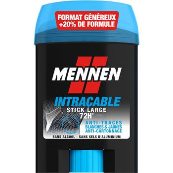 Déodorant stick Mennen Homme intraçable 72h - 60ml