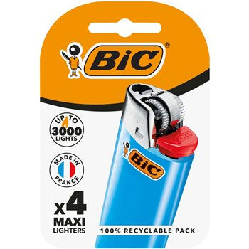 Briquets Bic J26 maxi standard multipack - x4