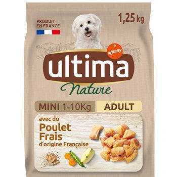 Croquettes petit chien Ultima Nature Poulet - 1,25kg