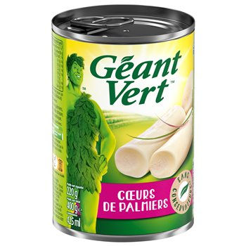 Coeurs de palmiers Géant Vert 220g