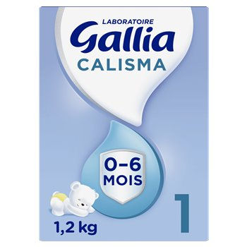 Lait en poudre 1er âge Gallia Calisma bébé 0-6 mois - 2x600g