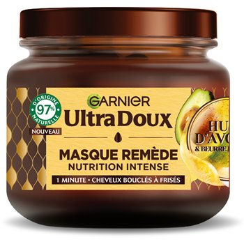 Masque Cheveux Garnier Ultra Doux - Avocat Karité - 340ml