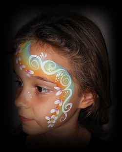 Rainbow Face Paint
