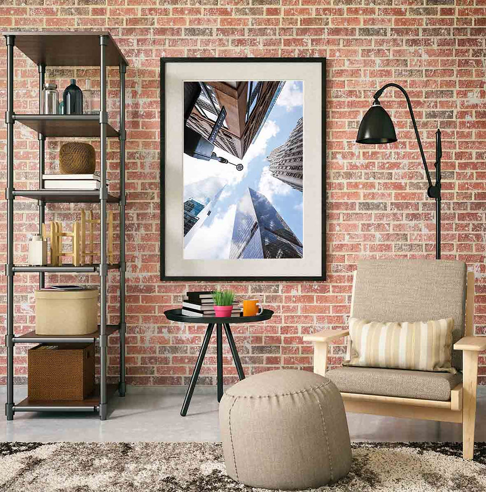 Photo New York encadrée déco industrielle