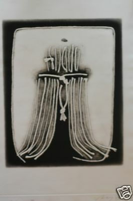 Thumbnail: ADJA YUNKERS "THE KING IN GRAY" SIGNED & NUMBERED ETCH