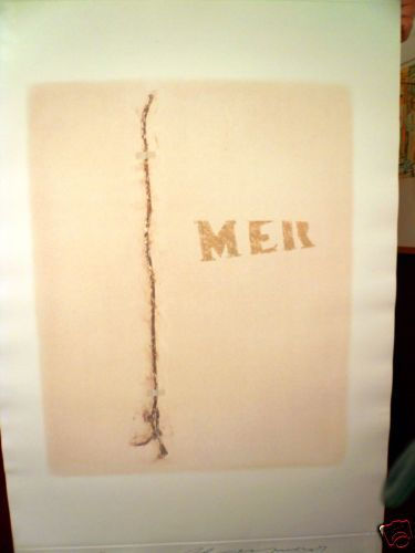 ADJA YUNKERS "ONE NO.2 IN PINK" SIGNED & # ETCH …