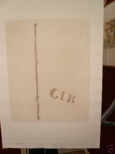 ADJA YUNKERS "ONE NO.2 IN PINK" SIGNED & # ETCH