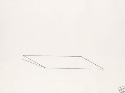 DONALD JUDD NO. 81 - 1974 ORIGINAL ETCHING