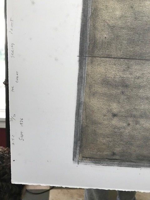 Thumbnail: Robert Petersen "CHART SERIES" 1977 ORIG. LITHOGRAPH WITH COLLAGE SIGNED