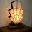 Miniature : Très grande Lampe Art Déco Vitrail Tiffany "1921 Black and White" XL