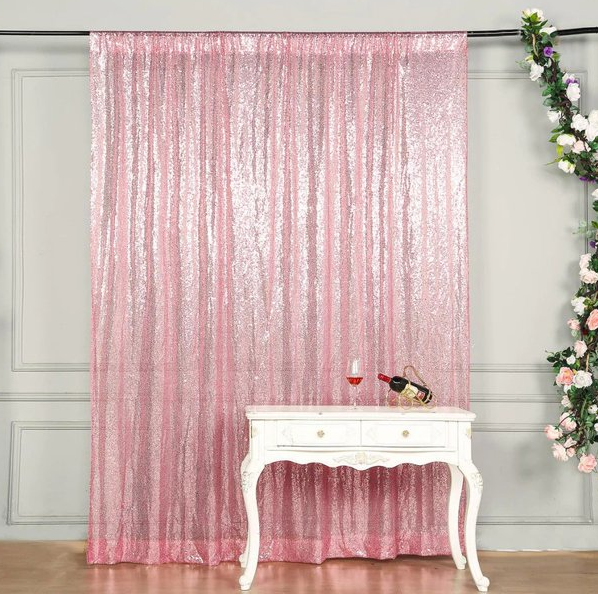 Backdrop Curtain Wedding Party Photobooth Decorations 2 Panel