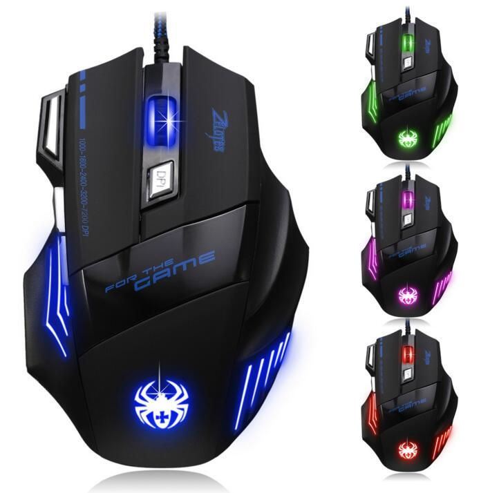 Gaming Mouse Wired 7 Color Changable