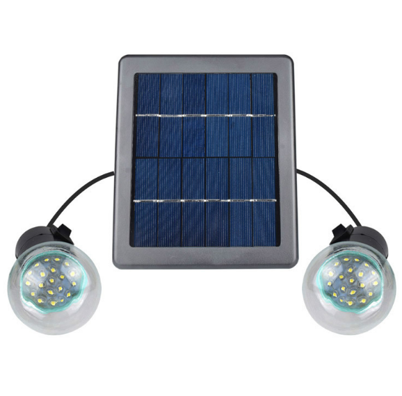 Outdoor Solar Light, Solar Power Two LED Bulbs
