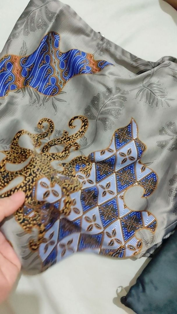 Thumbnail: Seroja Grey - Bandana Kemben Bali Batik-Inspired Sleeveless Stylish Tank Tops