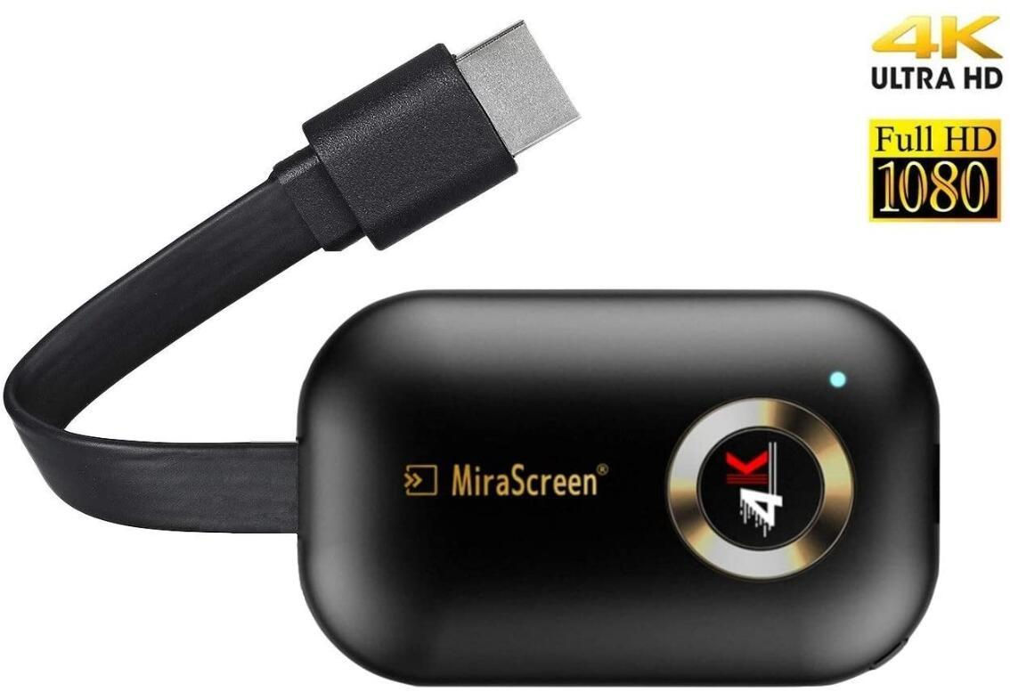 Wireless Display Adapter 4K HDMI WiFi Miracast Dongle Screen Mirroring