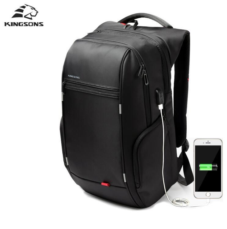 Thumbnail: Kingsons 17-Inch Laptop Backpack – Multifunctional & Spacious Design
