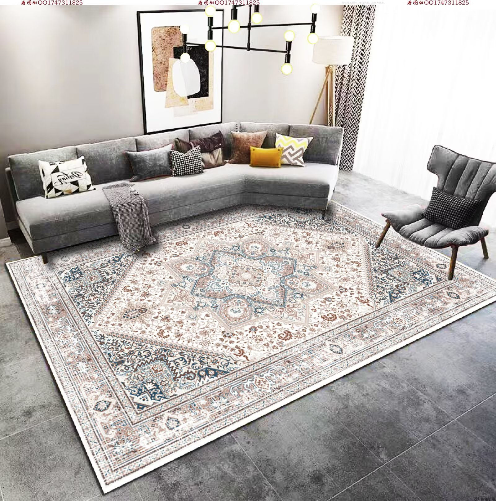 Boho Area Rug - 6x9